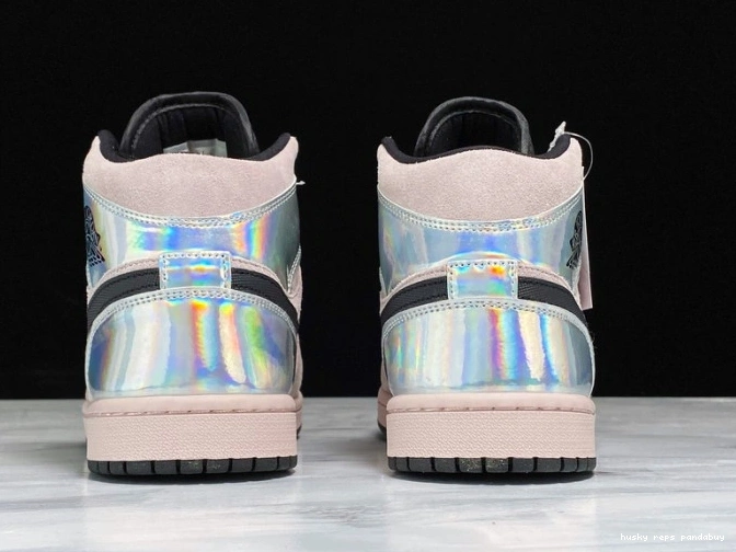 Rep Husky Iridescent (W) Jordan Air Powder BQ6472-602 Mid 1 Dirty 0706